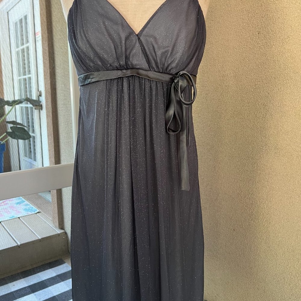 First Kiss Strappy Glitter Dress